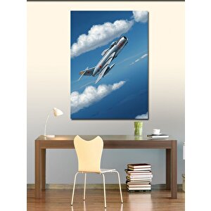 Kanvas Tablo Gökyüzünde Jet Uçakları 100x140 cm