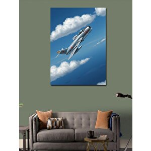 Kanvas Tablo Gökyüzünde Jet Uçakları 100x140 cm