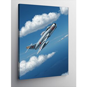 Kanvas Tablo Gökyüzünde Jet Uçakları 50x70 cm