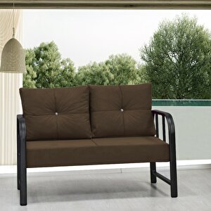 Alart 2-1-1 Bahçe Ve Balkon Koltuk Takımı Kahverengi