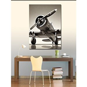 Kanvas Tablo Eski Model Uçak 50x70 cm