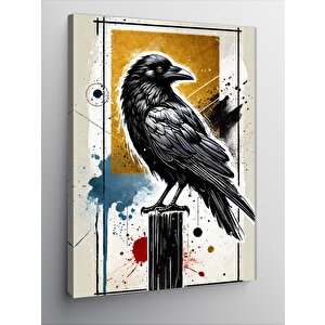 Kanvas Tablo Kuzgun Ve Gizemli Atmosfer 70x100 cm