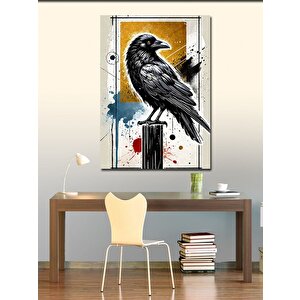 Kanvas Tablo Kuzgun Ve Gizemli Atmosfer 70x100 cm