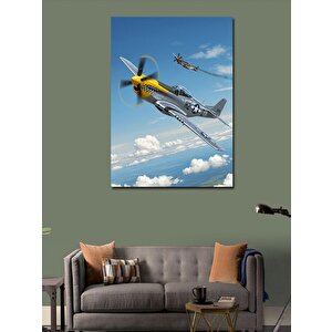 Kanvas Tablo Uçak Gökyüzünde 50x70 cm