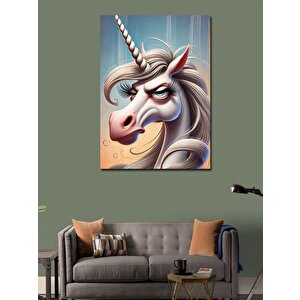 Kanvas Tablo Efsanevi Tek Boynuzlu At 70x100 cm