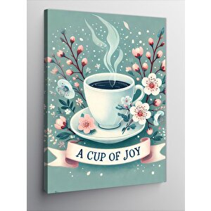 Kanvas Tablo Keyif Kahvesi 100x140 cm