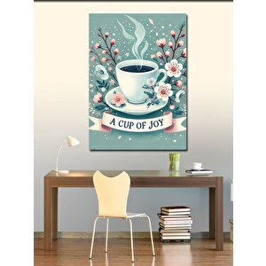 Kanvas Tablo Keyif Kahvesi 100x140 cm