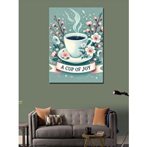 Kanvas Tablo Keyif Kahvesi 100x140 cm