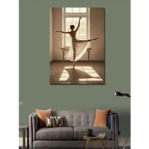 Kanvas Tablo Dans Eden Balerin Ve Işık 70x100 cm