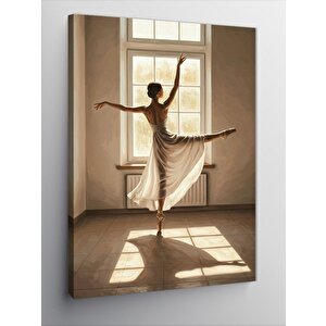 Kanvas Tablo Dans Eden Balerin Ve Işık 50x70 cm