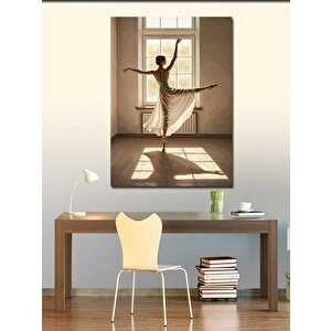 Kanvas Tablo Dans Eden Balerin Ve Işık 50x70 cm