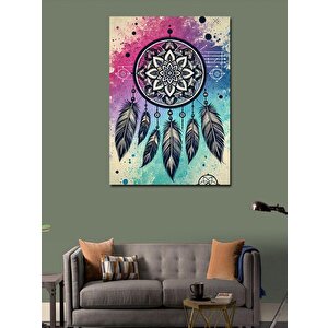 Kanvas Tablo Mandala Ve Düş Kapanı 70x100 cm