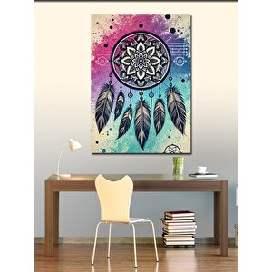 Kanvas Tablo Mandala Ve Düş Kapanı 50x70 cm