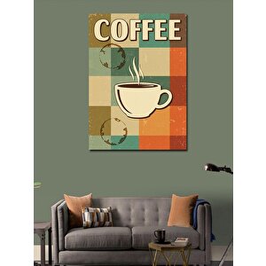 Kanvas Tablo Retro Kahve Posteri 100x140 cm