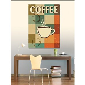 Kanvas Tablo Retro Kahve Posteri 50x70 cm