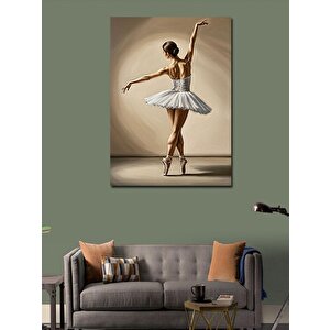 Kanvas Tablo Balerin Ve Zarif Poz 100x140 cm