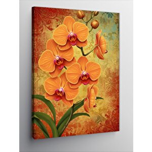 Kanvas Tablo Orkide Ve Kelebekler 100x140 cm