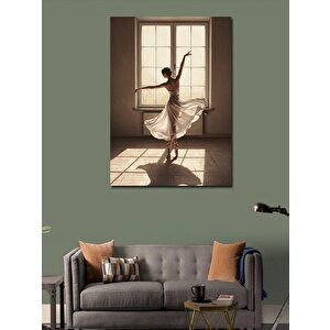 Kanvas Tablo Balerin Ve Gün Işığı 70x100 cm