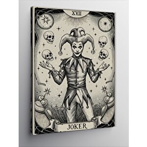 Kanvas Tablo Joker Kart Figürü 50x70 cm