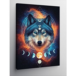 Kanvas Tablo Kurt Ve Ay Döngüsü 100x140 cm