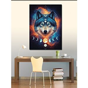 Kanvas Tablo Kurt Ve Ay Döngüsü 70x100 cm