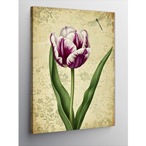 Kanvas Tablo Lale Ve Minimalist Doğa 100x140 cm