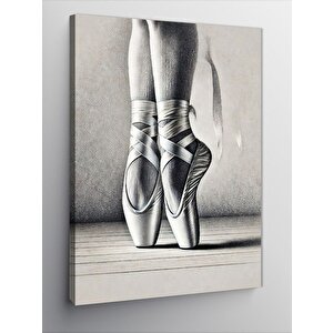 Kanvas Tablo Balerin Ve Parmak Uçları 70x100 cm