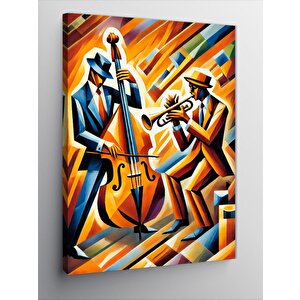 Kanvas Tablo Caz Ve Sokak Sanatı 50x70 cm