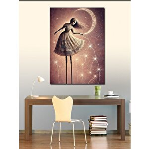 Kanvas Tablo Ayışığında Bale Dansçısı 50x70 cm