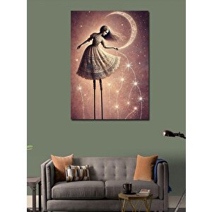 Kanvas Tablo Ayışığında Bale Dansçısı 50x70 cm