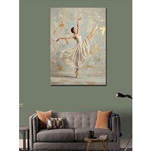 Kanvas Tablo Zarif Balerin Ve Dans 50x70 cm