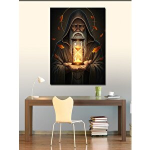 Kanvas Tablo Zaman Tutan Bilge 100x140 cm