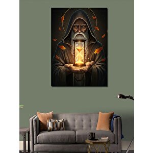 Kanvas Tablo Zaman Tutan Bilge 100x140 cm