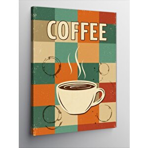 Kanvas Tablo Kahve Temalı Poster 100x140 cm
