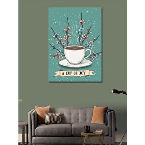 Kanvas Tablo A Joyful Cup Çayı 70x100 cm