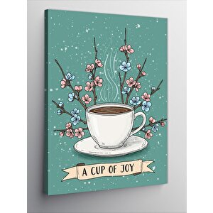 Kanvas Tablo A Joyful Cup Çayı 100x140 cm
