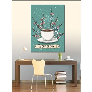 Kanvas Tablo A Joyful Cup Çayı 100x140 cm