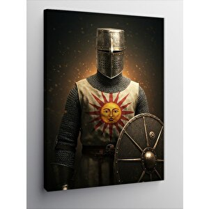 Kanvas Tablo Orta Çağ Şövalyesi 100x140 cm