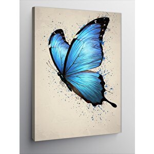 Kanvas Tablo Mavi Kelebek 70x100 cm