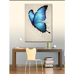 Kanvas Tablo Mavi Kelebek 70x100 cm