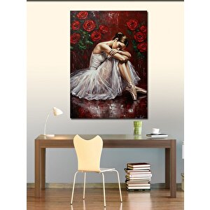 Kanvas Tablo Hüzünlü Balerin Portresi 70x100 cm