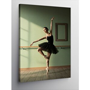 Kanvas Tablo Balerin Işıklı Poz 70x100 cm