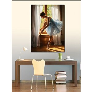 Kanvas Tablo Balerin Ve Gökyüzü Işığı 70x100 cm