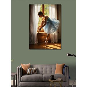 Kanvas Tablo Balerin Ve Gökyüzü Işığı 70x100 cm