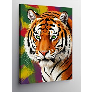 Kanvas Tablo Kaplan Portresi 50x70 cm