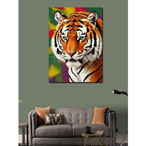 Kanvas Tablo Kaplan Portresi 50x70 cm