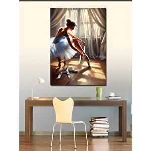 Kanvas Tablo Balerin Çift Figürü 100x140 cm