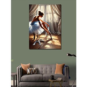 Kanvas Tablo Balerin Çift Figürü 100x140 cm