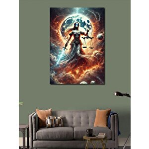 Kanvas Tablo Adalet Ve Kozmik Denge 100x140 cm