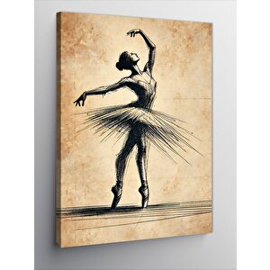 Kanvas Tablo Balerin Ve Zarafet 70x100 cm
